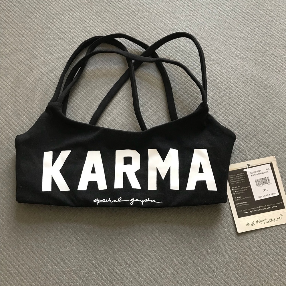 Spiritual gangster sports bra size xs
